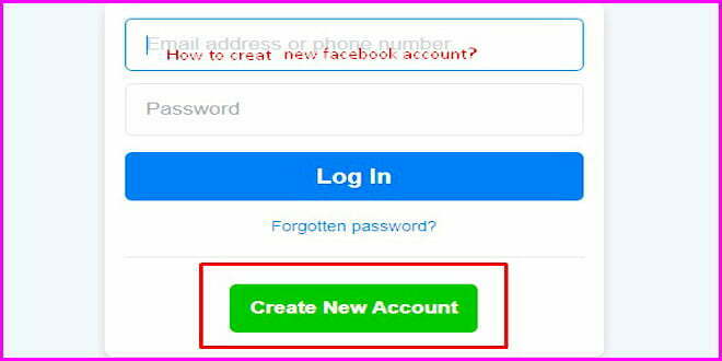 How to create new  facebook accounts and open fb account