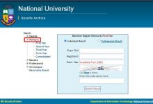 Nu Result 1st year and national university improvement results 2022